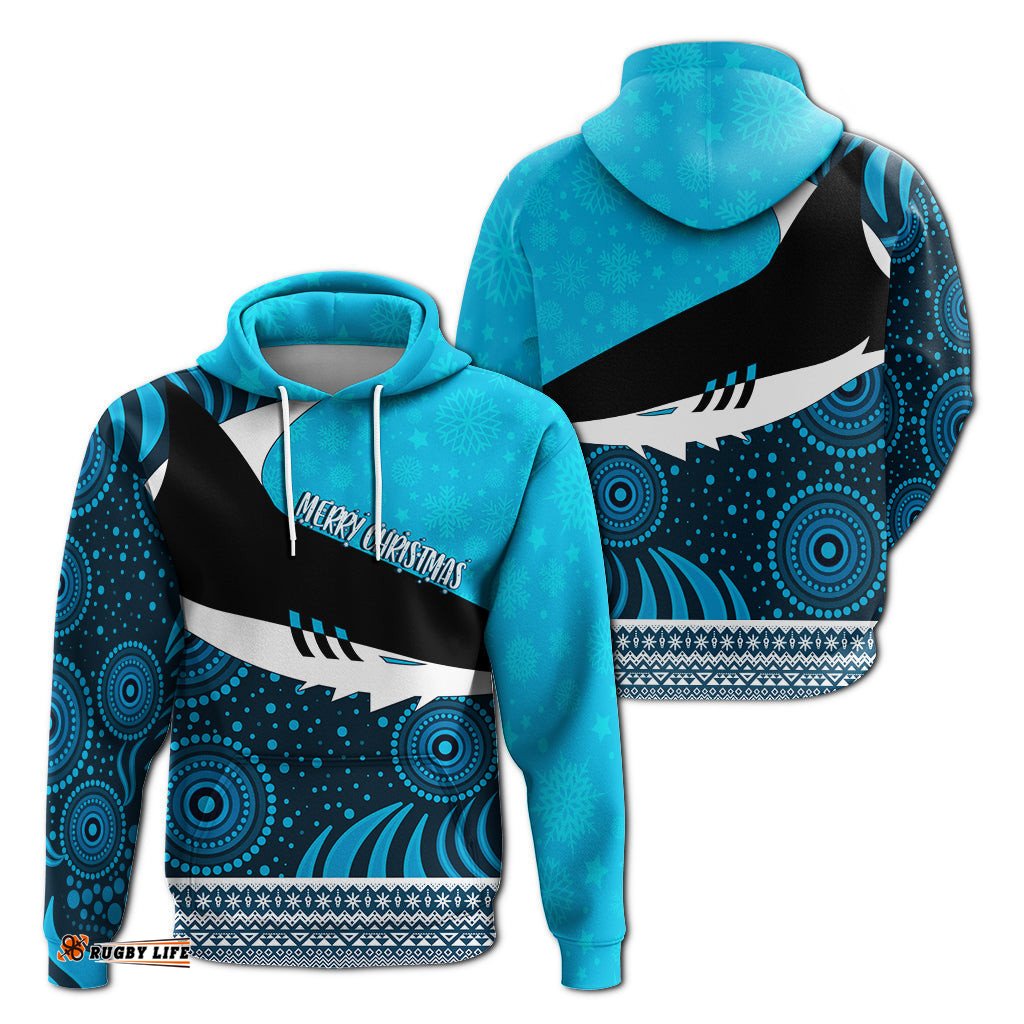 christmas aboriginal art cronulla shark hoodie