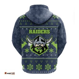 canberra raiders hoodie christmas ugly style