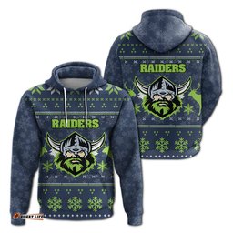 canberra raiders hoodie christmas ugly style