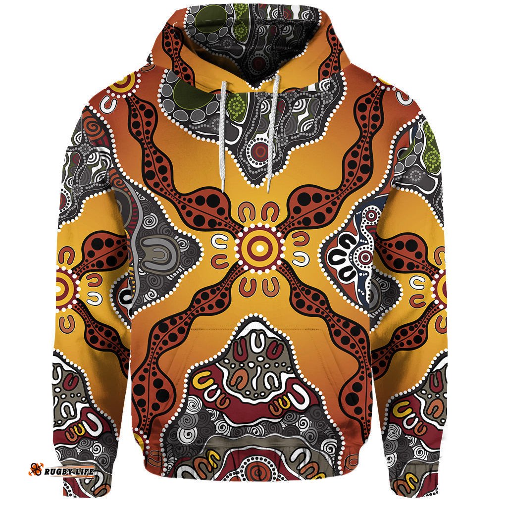 aboriginal art special vibes hoodie indigenous