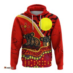 aboriginal koala painting hoodie