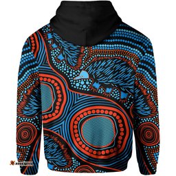 echidna aboriginal hoodie style no3