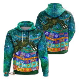 aboriginal platypus painting hoodie