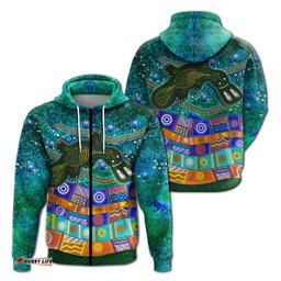 aboriginal platypus painting hoodie