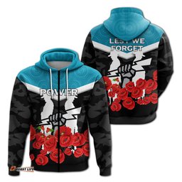 port adelaide power anzac day indigenous art hoodie