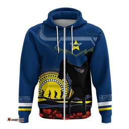 cowboys rugby hoodie anzac day we will remember them