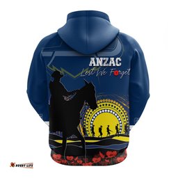 cowboys rugby hoodie anzac day we will remember them