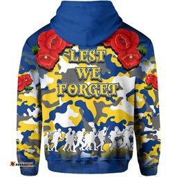 anzac day hoodie eels army style no2