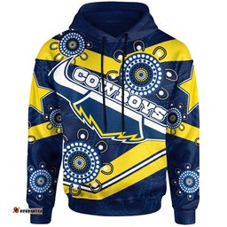 cowboys rugby hoodie custom aussie cowboys hoodie rlt13
