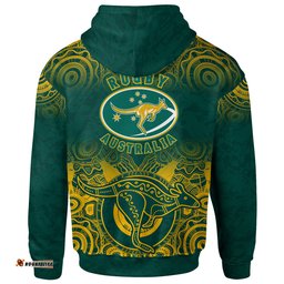 wallabies rugby hoodie custom aboriginal wallabies kangaroo hoodie rlt13