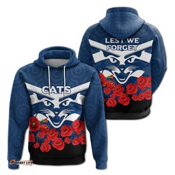 geelong cats anzac day hoodie indigenous art