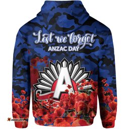 anzac day north hoodie poppy flowers with army patterns