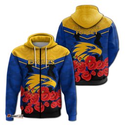eagles anzac day indigenous art hoodie