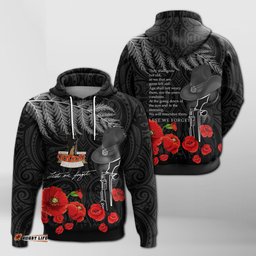 new zealand anzac lest we forget remebrance day hoodie
