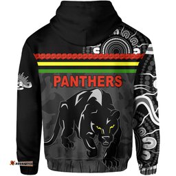 custom personalised panthers anzac day hoodie aboriginal lest we forget ver02