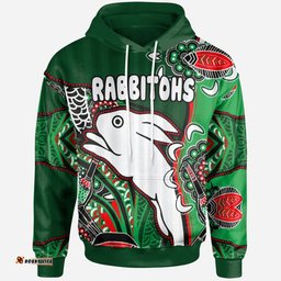 south sydney rabbitohs rugby custom hoodie indigenous dreaming rabbitohs rlt13