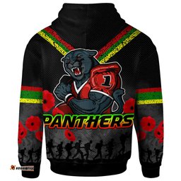 panthers rugby hoodie custom anzac day panthers hoodie rlt13