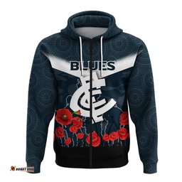 blues anzac day hoodie indigenous art