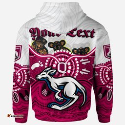 maroons rugby aboriginal custom hoodie the cane toads with indigenous koala rlt13