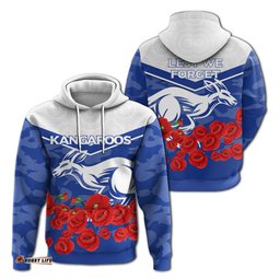 kangaroos anzac day indigenous art hoodie