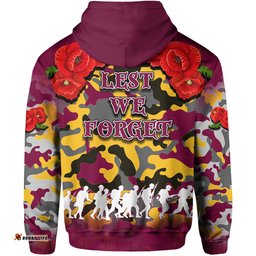 anzac day hoodie broncos army style no1