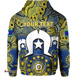 custom personalised eels torres strait islanders mix aboriginal hoodie no1