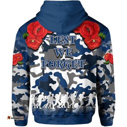 anzac day hoodie cowboys army style no1