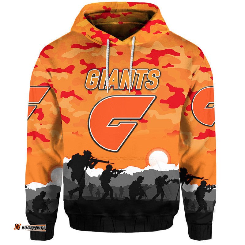 custom personalised greater western sydney giants anzac zip up and pullover hoodie simple style