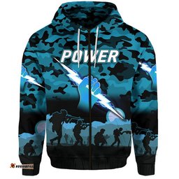 port adelaide power anzac zip up and pullover hoodie simple style