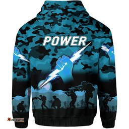 port adelaide power anzac zip up and pullover hoodie simple style