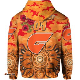 custom personalised greater western sydney giants anzac zip up and pullover hoodie indigenous vibes