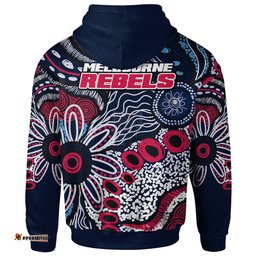 rebels rugby hoodie custom aboriginal rebels hoodie rlt13