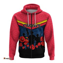 adelaide crows anzac day hoodie indigenous art