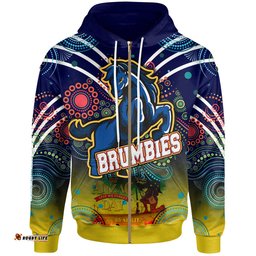 brumbies rugby hoodie anzac day "lest we forget" brumbies aboriginal pattern with horse hoodie