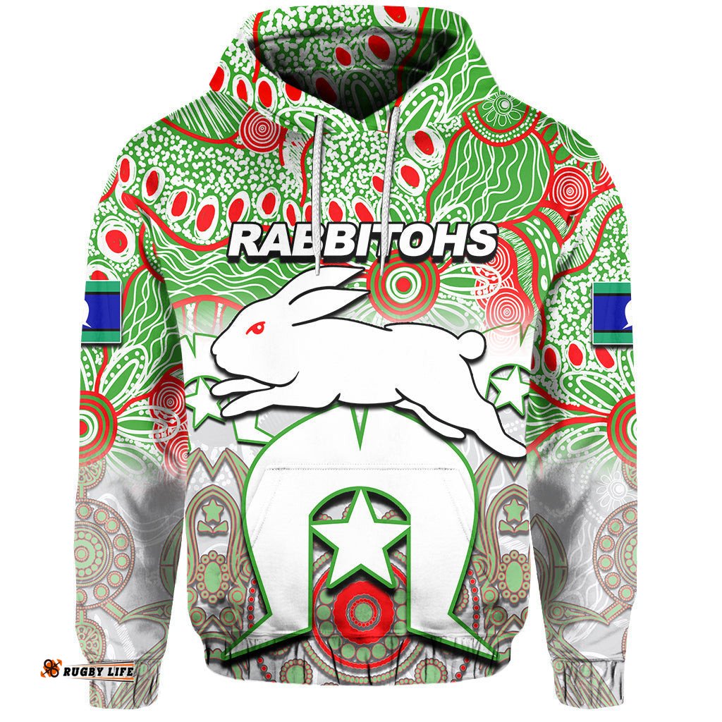 custom personalised rabbitohs torres strait islanders mix aboriginal hoodie