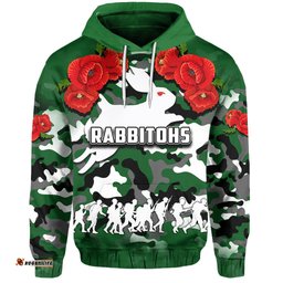 anzac day hoodie rabbitohs army style