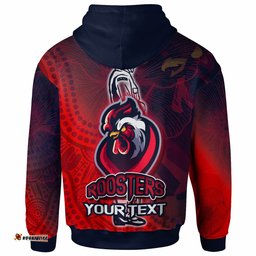 roosters rugby hoodie custom anzac roosters sport with aboriginal patterns hoodie