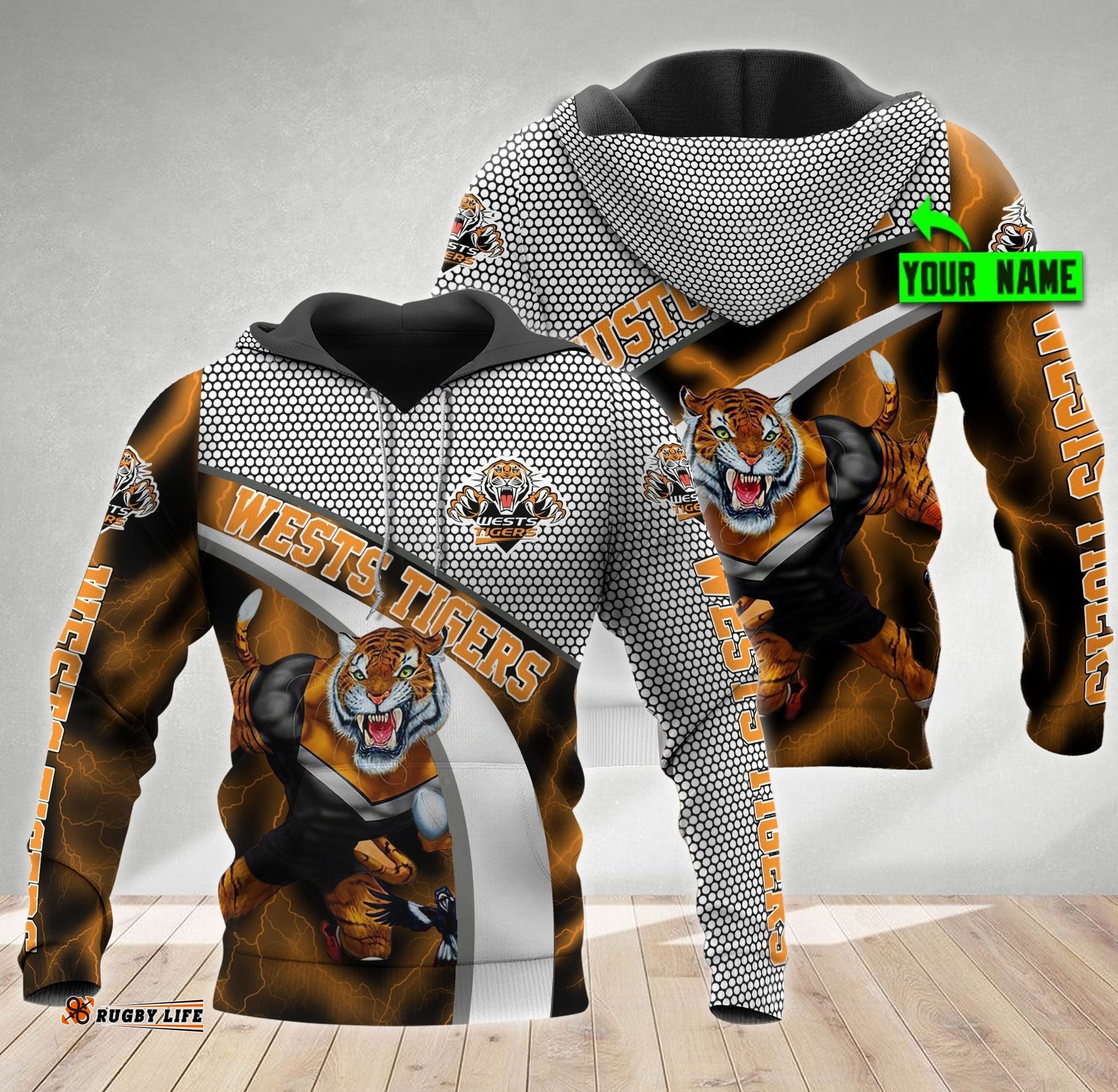 new wests tigers macost personalized