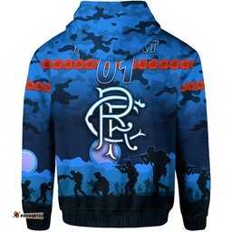 custom personalised rovers football club anzac zip up and pullover hoodie simple style