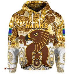 custom personalised hawks australian football torres strait islanders mix aboriginal hoodie