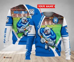 bulldogs personalized 3d mascot hoodie dtt3dhd100603