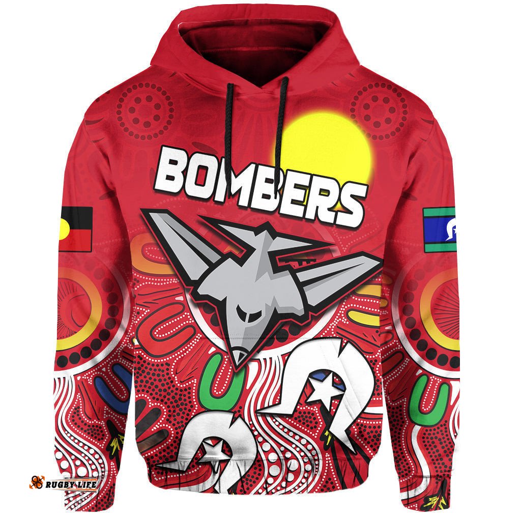 custom personalised bombers naidoc week hoodie essendon football aboriginal