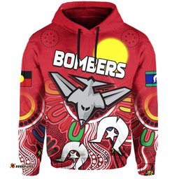 custom personalised bombers naidoc week hoodie essendon football aboriginal