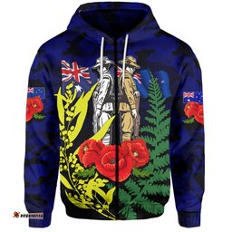 anzac day hoodie army patterns