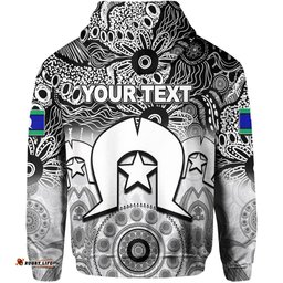 custom personalised magpies australian football torres strait islanders mix aboriginal hoodie