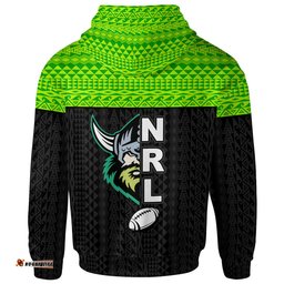 raiders rugby hoodie polynesian raiders