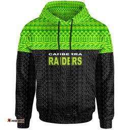 raiders rugby hoodie polynesian raiders