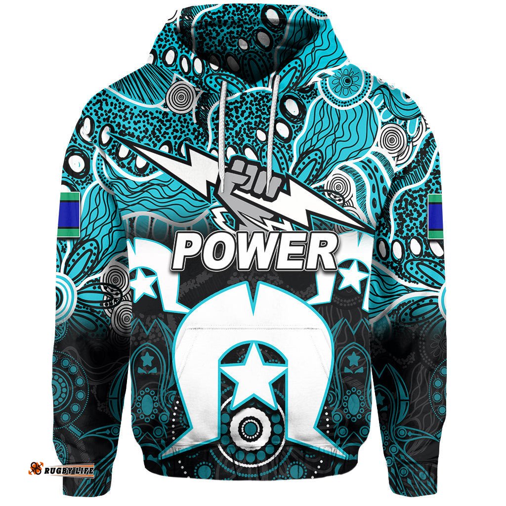 custom personalised power australian football torres strait islanders mix aboriginal hoodie