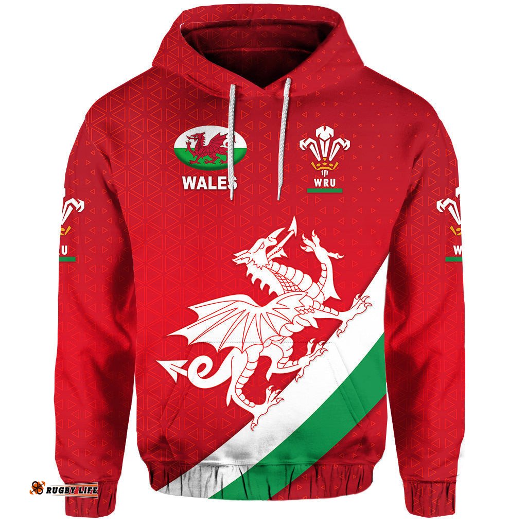 custom personalised wales rugby hoodie welsh cymru vibes