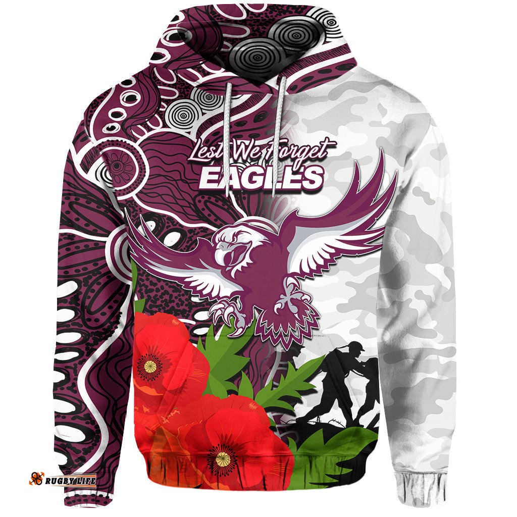 custom personalisedsea eagles anzac day aboriginal mix army patterns hoodie